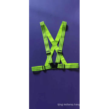 Elastic Band Cheap Reflective Safety Vest with Two Reflective Tape for Running